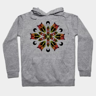 Flame Owl Mandala Hoodie